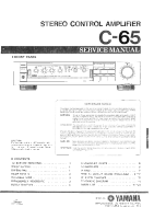 Yamaha C-65 - Service Manual 